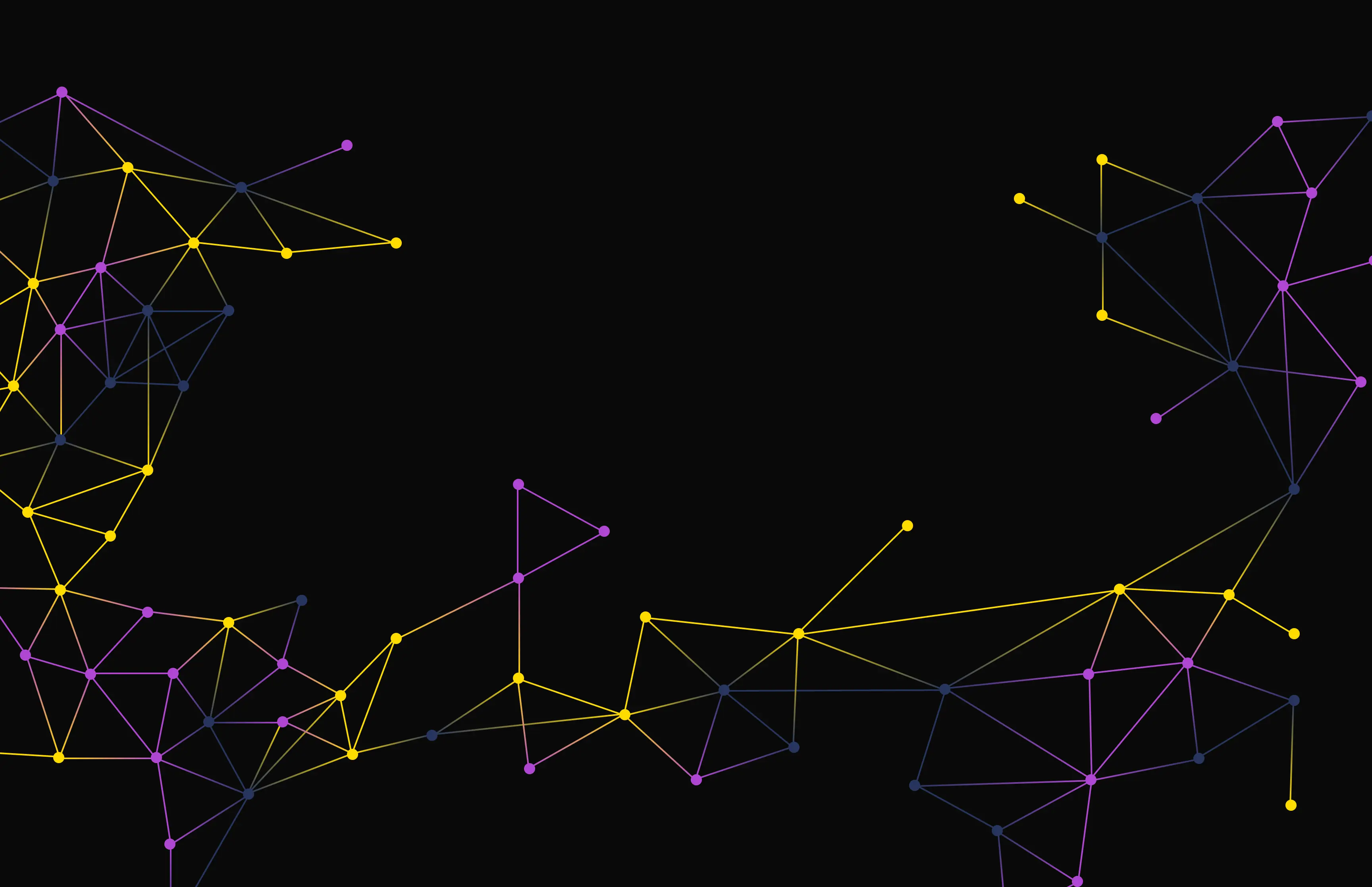 Background wallpaper of a graph resembling a neural network
